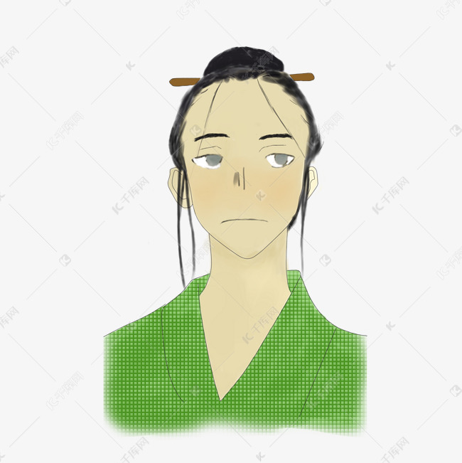 帅气男武士日本忍者武士