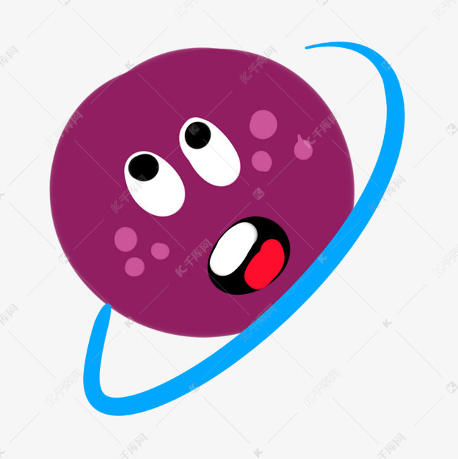 咖啡色的星球表情包免扣图