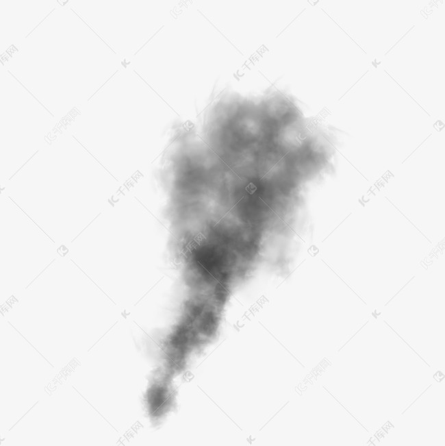 空中弥漫着黑色的硝烟素材图片免费下载-千库网