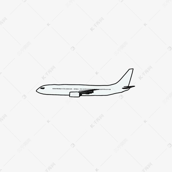 飞机免扣波音空客白色
