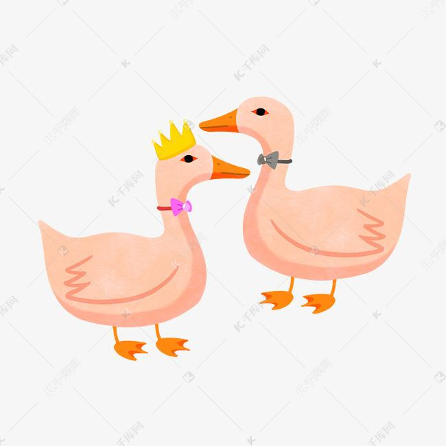 粉色小鸭子情侣
