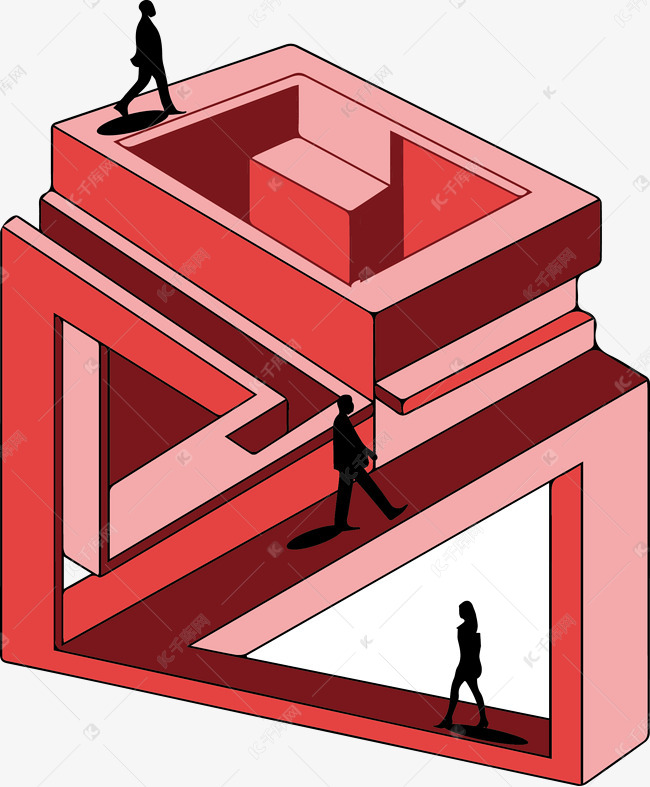 矢量图矛盾空间设计材料可做作品