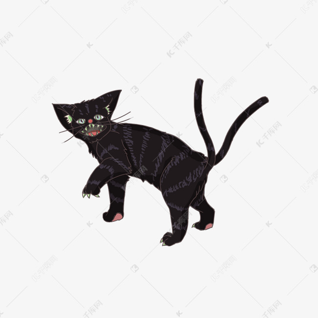 日本传统民间传说妖怪猫又例图素材图片免费下载 高清卡通手绘psd 千库网 图片编号1162