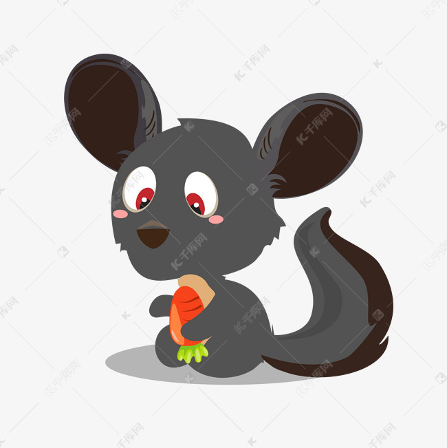 吭萝卜的小动物png