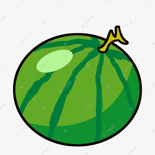 平面西瓜素材