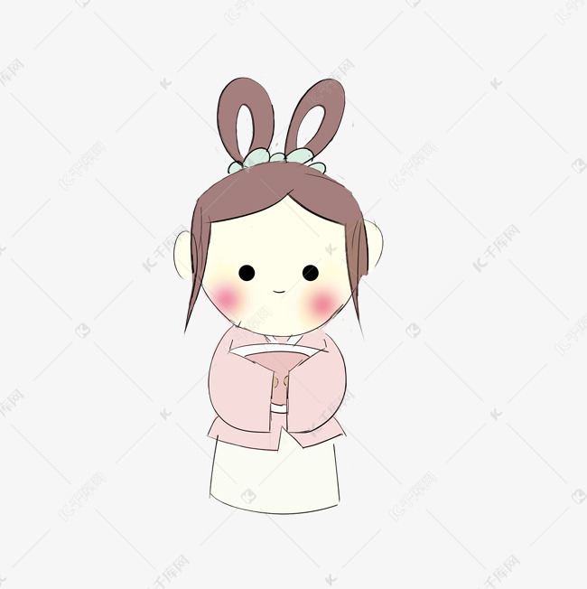 七夕情人节织女免扣图