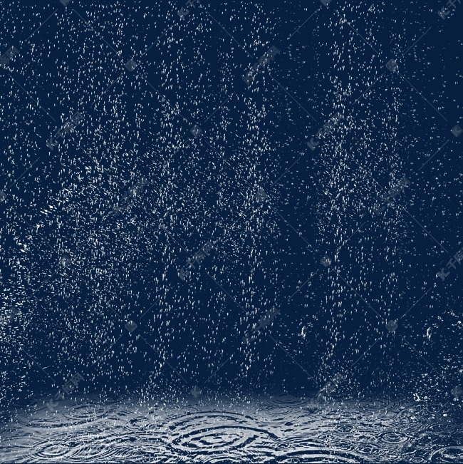 大雨雨滴雨点清新元素素材图片免费下载-千库网