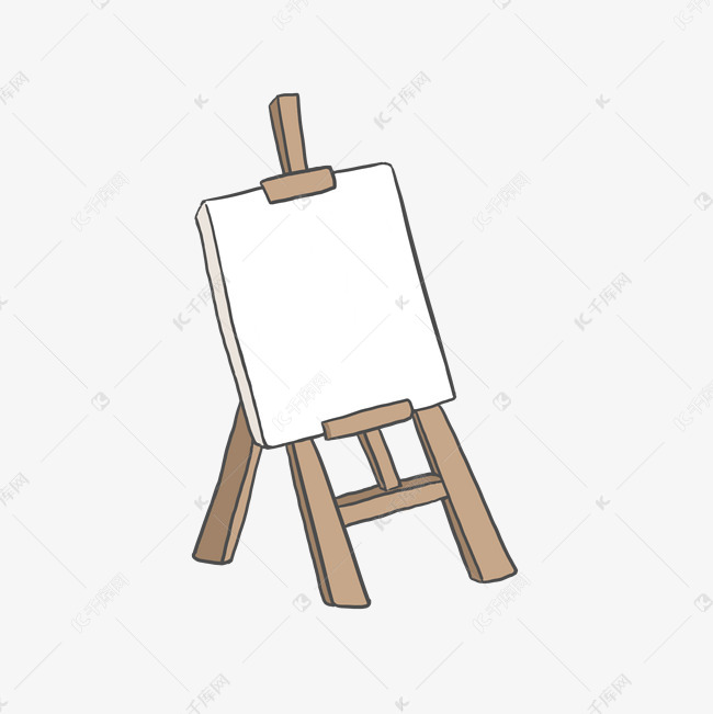 美术班画板边角设计png