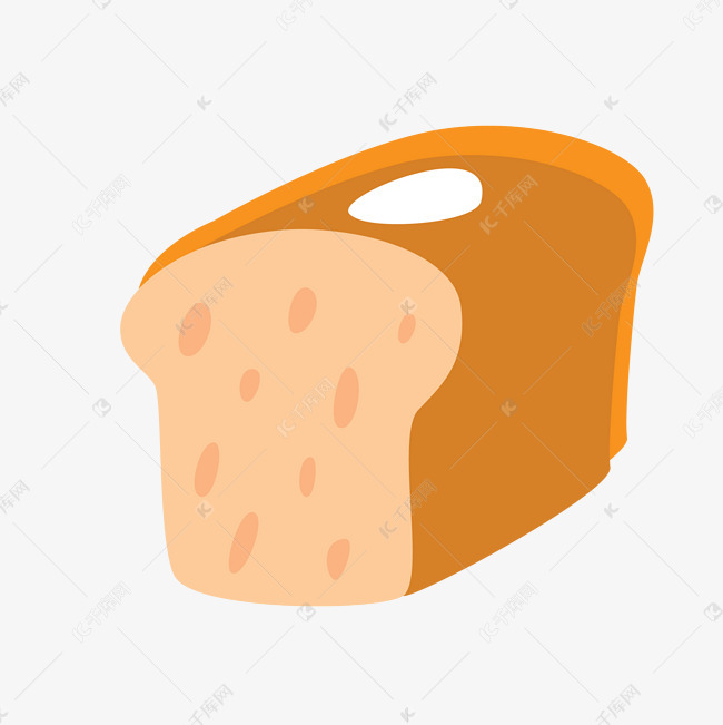吐司面包矢量png