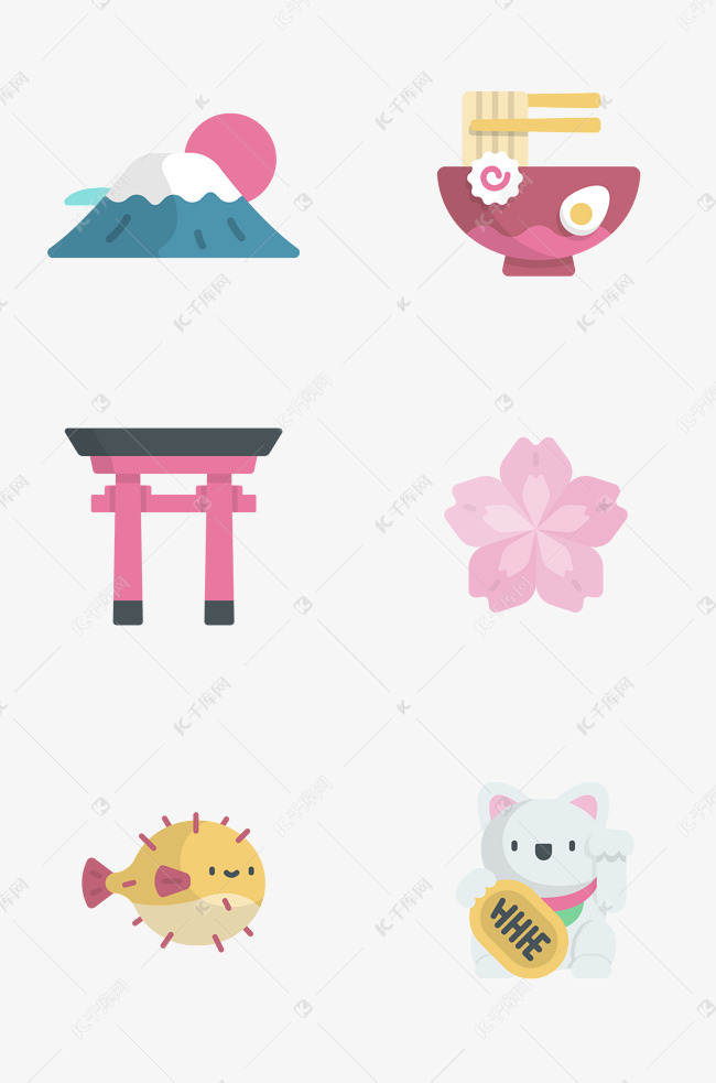 日本元素相关图标