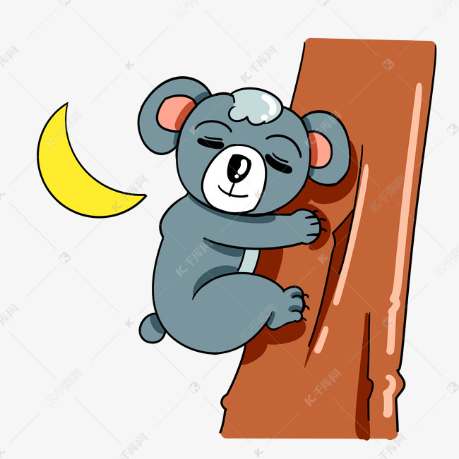 世界睡眠日睡觉的树袋熊