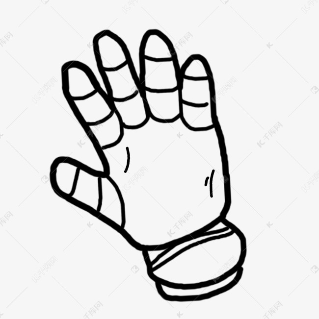 世界杯裁判手套设计速写