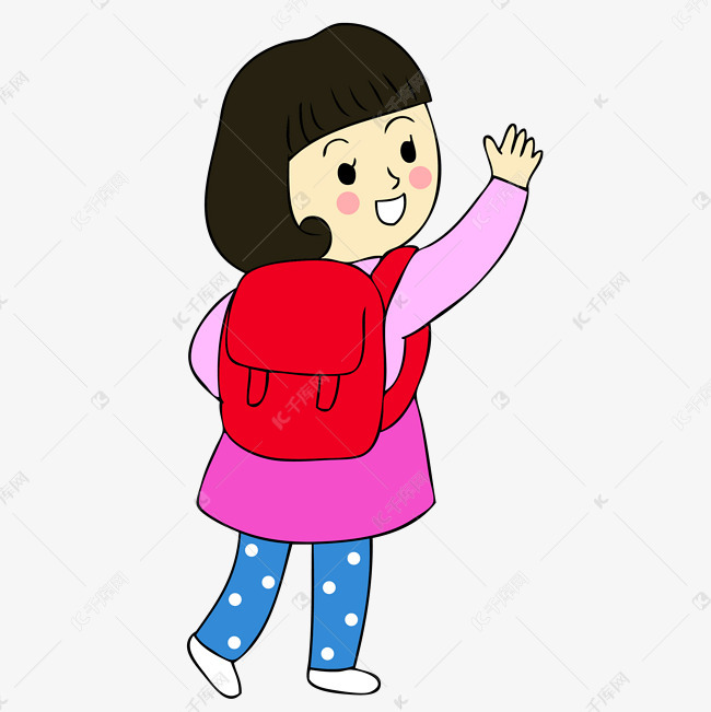 放学女孩