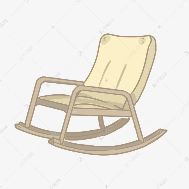 家装节2d摇椅png素材