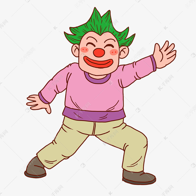 小丑愚人节开心人物素材图片免费下载-千库网