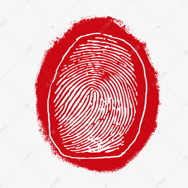指纹印章素材元素