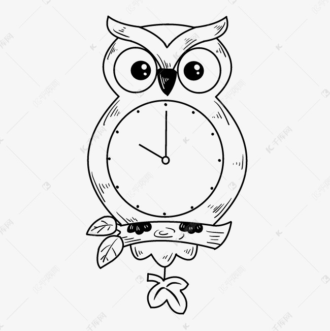 猫头鹰挂钟