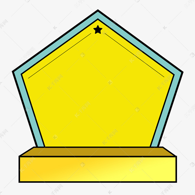 促销卡通立体展台png图片