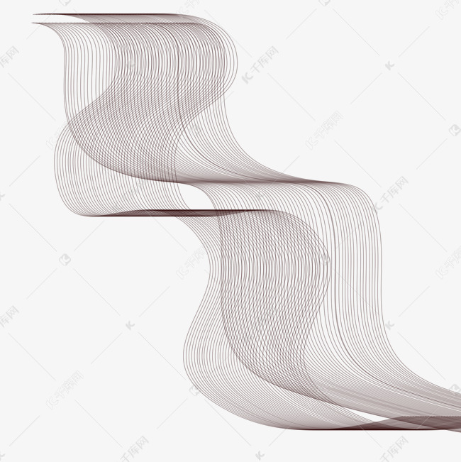 线条不规则图形流水线