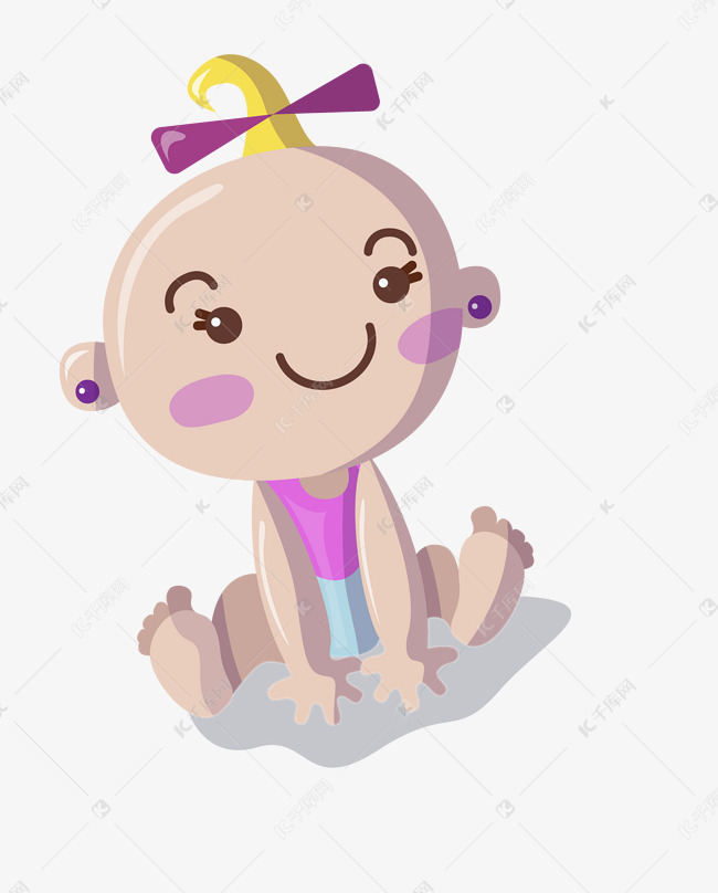 幼儿园卡通婴儿人物设计素材