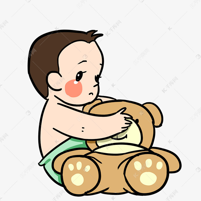 婴儿宝宝抱着熊玩具卡通手绘插画素材图片免费下载 高清卡通手绘psd 千库网 图片编号 婴儿宝宝抱着熊玩具卡通手绘插画素材图片免费下载 高清卡通手绘psd 千库网 图片编号