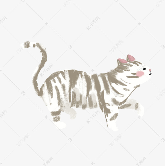 可爱猫咪漫画可爱动物漫画小动物素材图片免费下载 高清卡通手绘png 千库网 图片编号