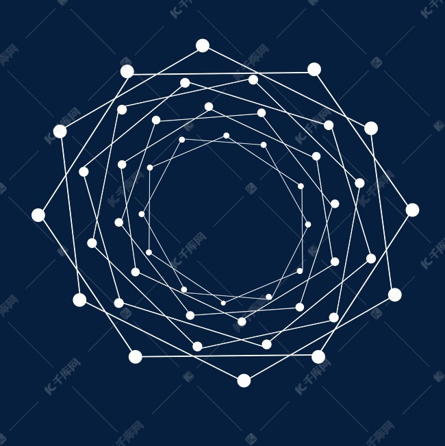 点线几何图形元素