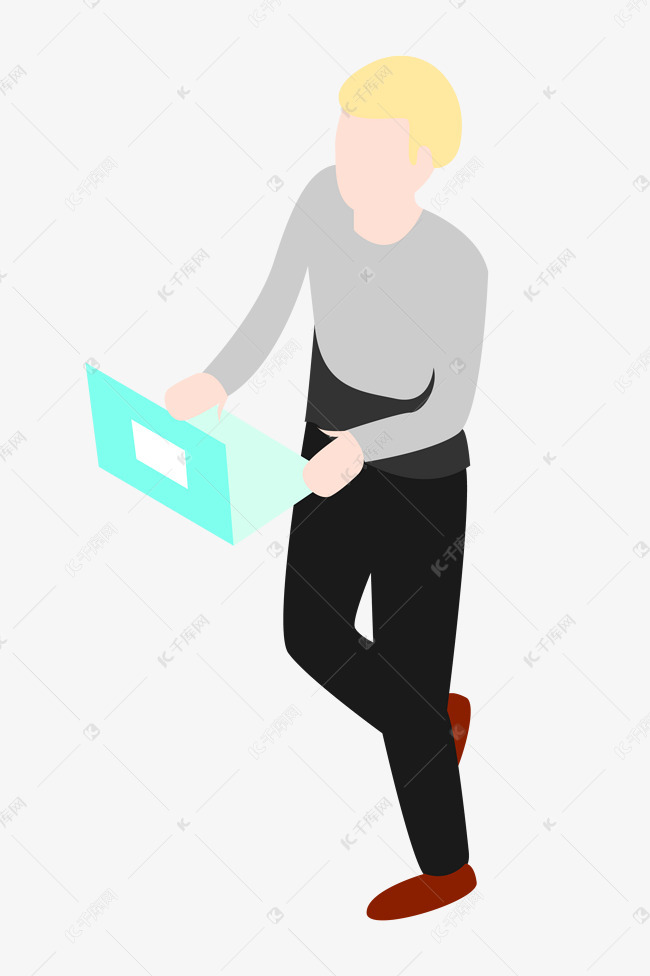 2.5d金融办公人物素材图片免费下载-千库网