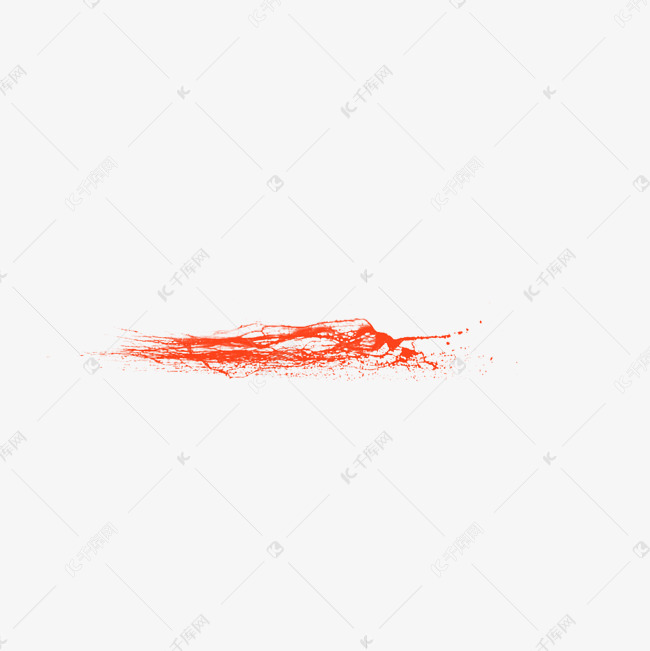 红色扭曲斑驳血痕素材图片免费下载 高清效果元素psd 千库网 图片编号
