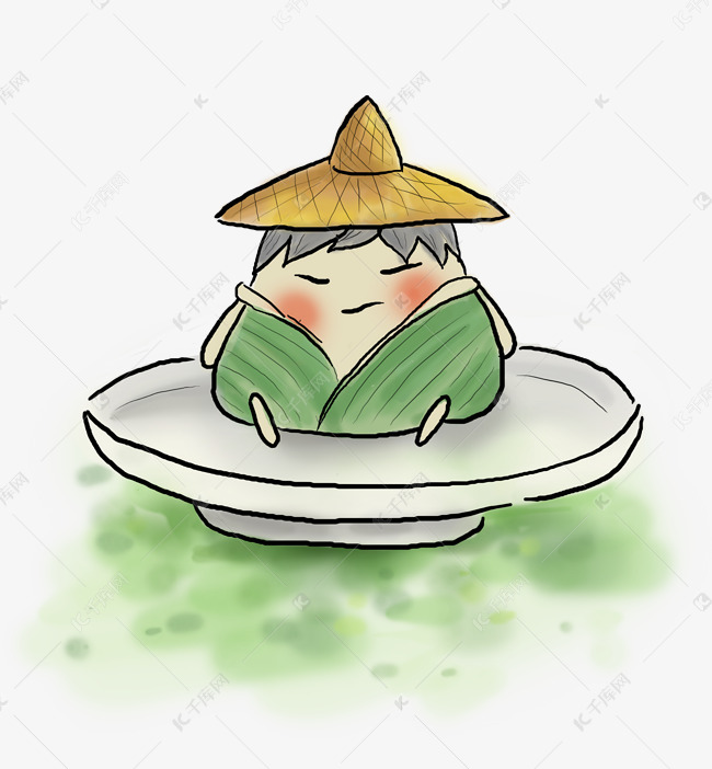 端午节矢量素材  医学卡通人物  粽子