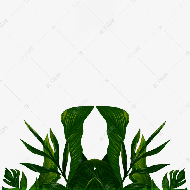 卡通春天植物绿叶下载素材图片免费下载_高清psd_千库网(图片编号