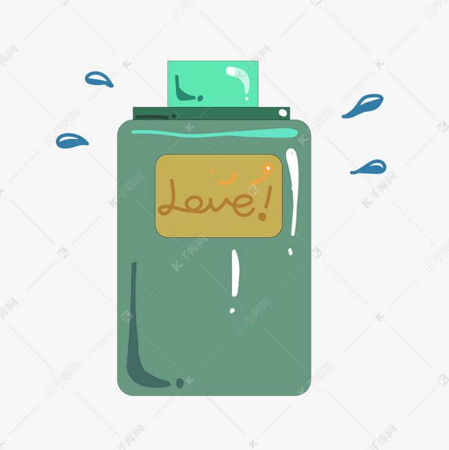 美容美妆卸妆水插画