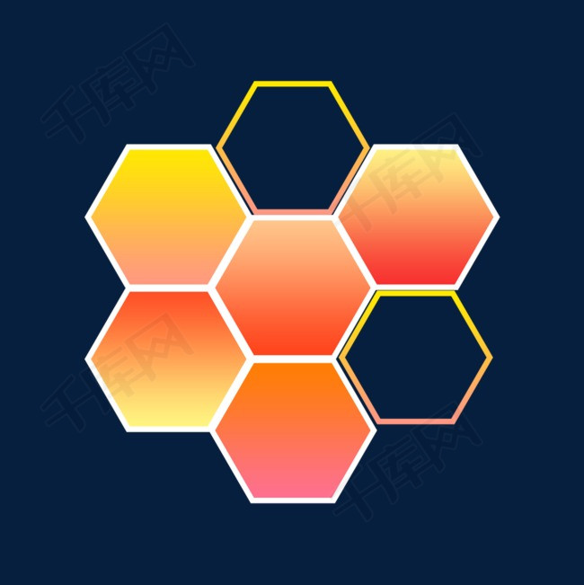 菱形块组合图形