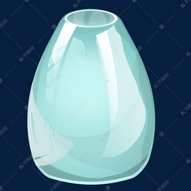 玻璃瓶子装饰插画