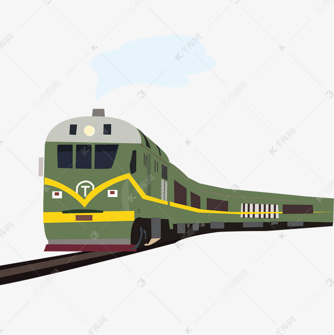 充满回忆的中国绿皮火车