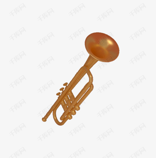 卡通小号png下载