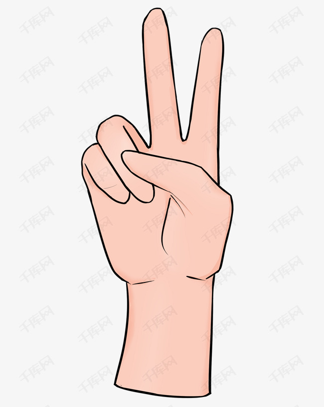 右手yes手势插图