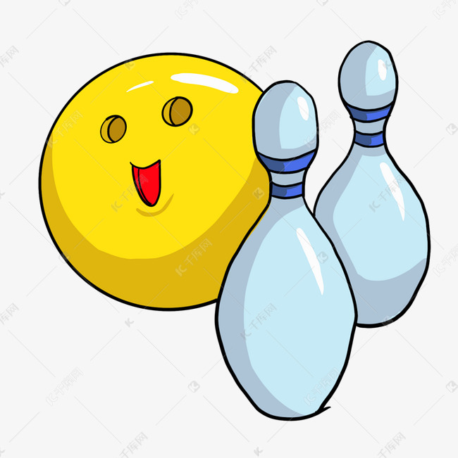 卡通保龄球器材插图