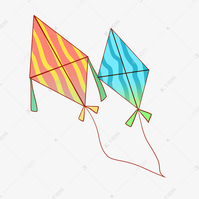 菱形风筝图案设计图片