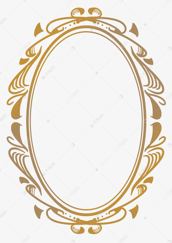 欧式复古花纹边框素材图片免费下载-千库网