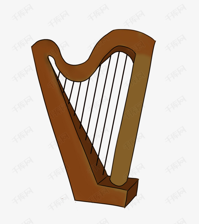 乐器手风琴的插画