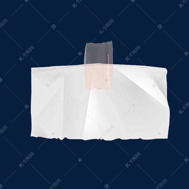 纸张宣纸卡通插画