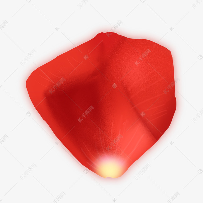 卡通手绘一片花瓣素材图片免费下载 高清漂浮素材psd 千库网 图片编号