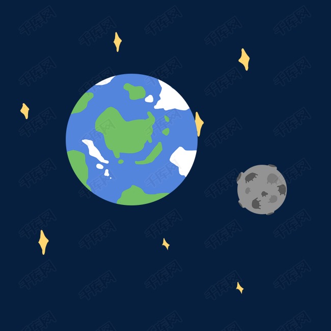 唯美星空地球星球