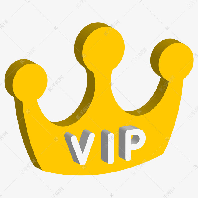 vip标志卡通图标