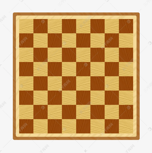 棕色的木质地板插画