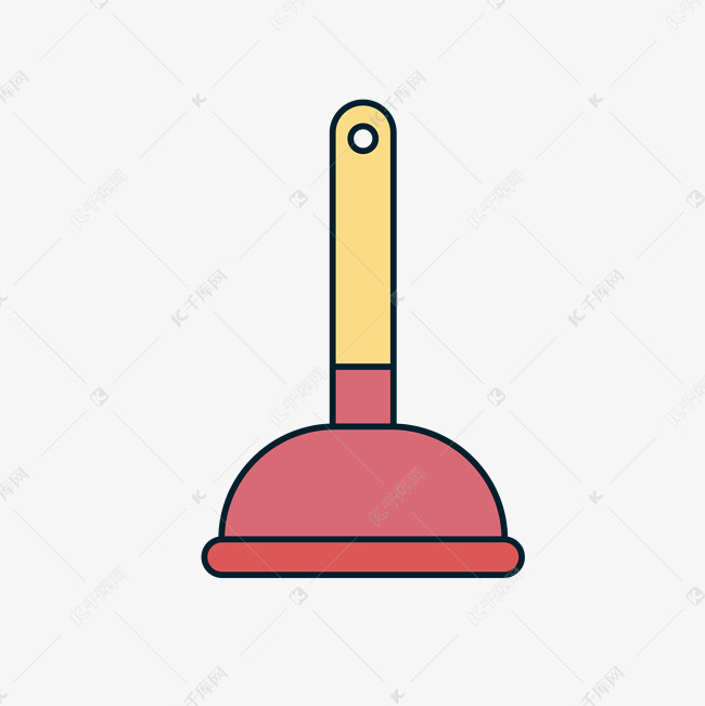 卡通马桶刷png下载