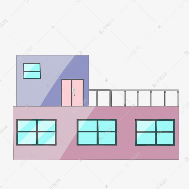 长方形房屋