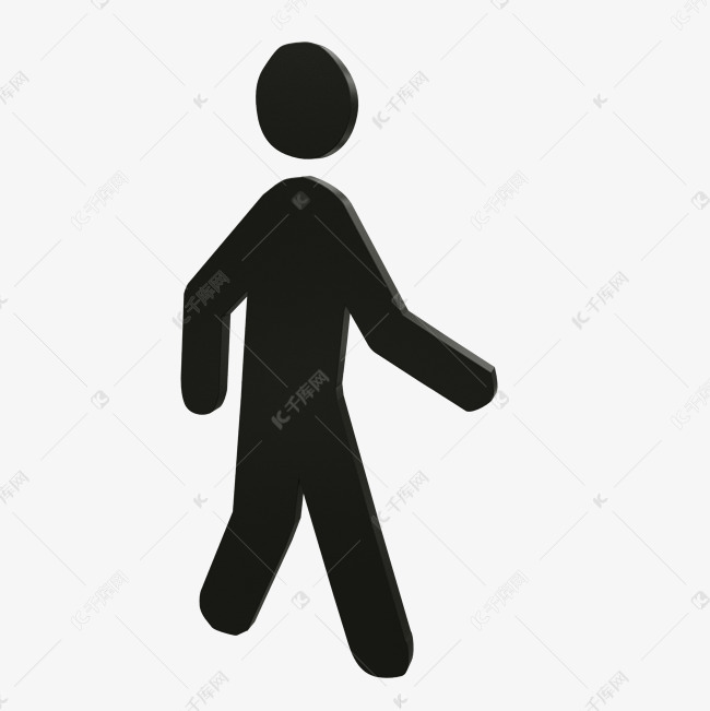 行人步行图标素材图片免费下载-千库网