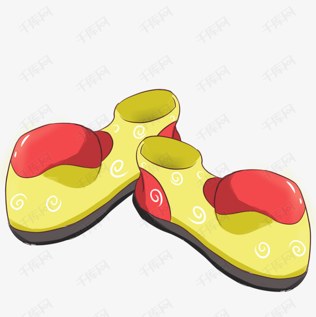 愚人节小丑鞋子